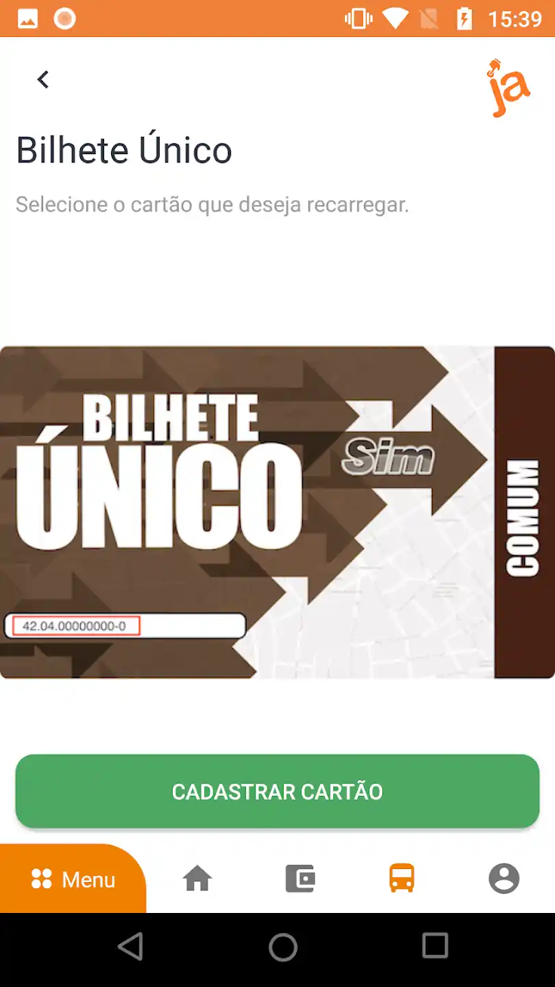 Tela de perfil do usuário com informações pessoais